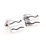 Crystal Zircon Cufflinks