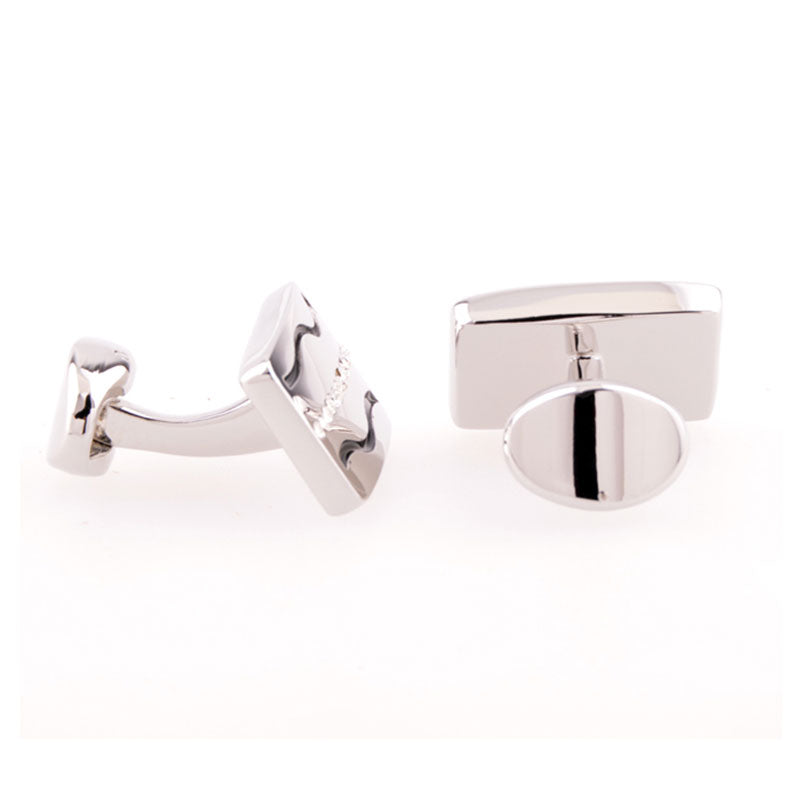 Crystal Zircon Cufflinks