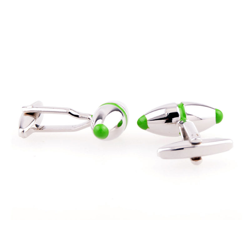 Enamel Dropping Glue Cufflinks