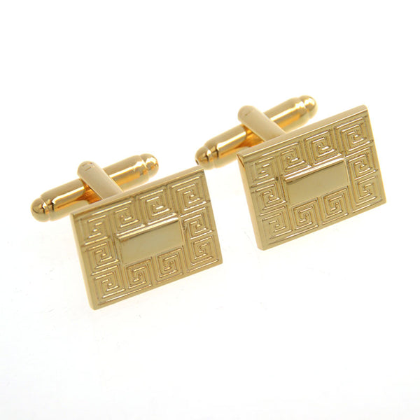 Plain Colour Metal Cufflinks