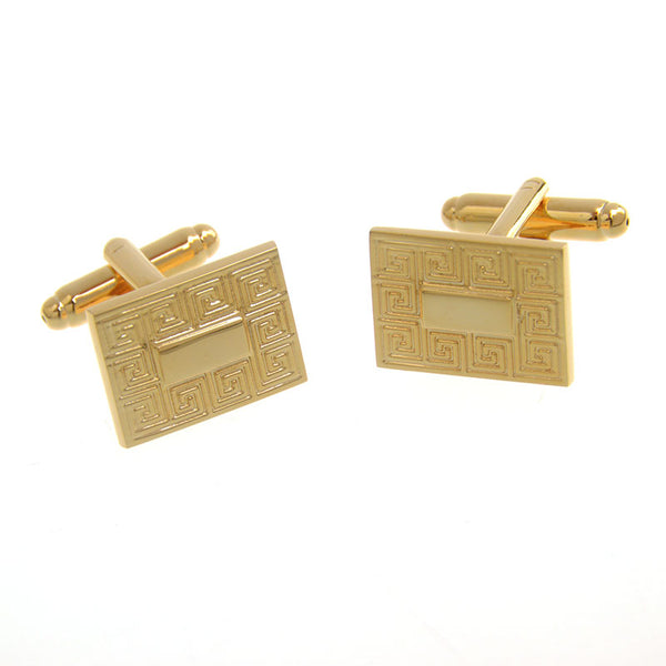 Plain Colour Metal Cufflinks