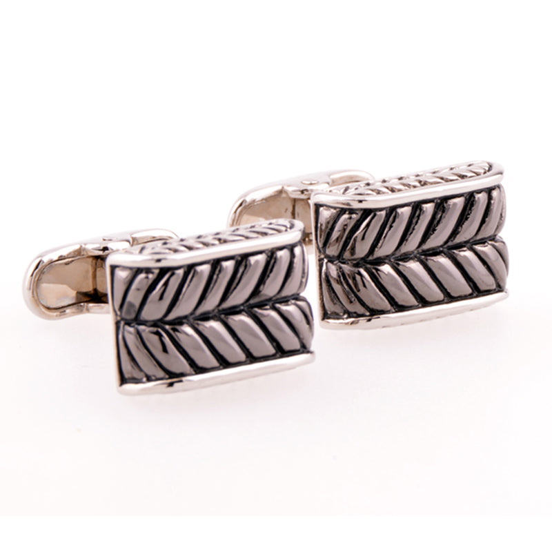 Plain Colour Metal Cufflinks