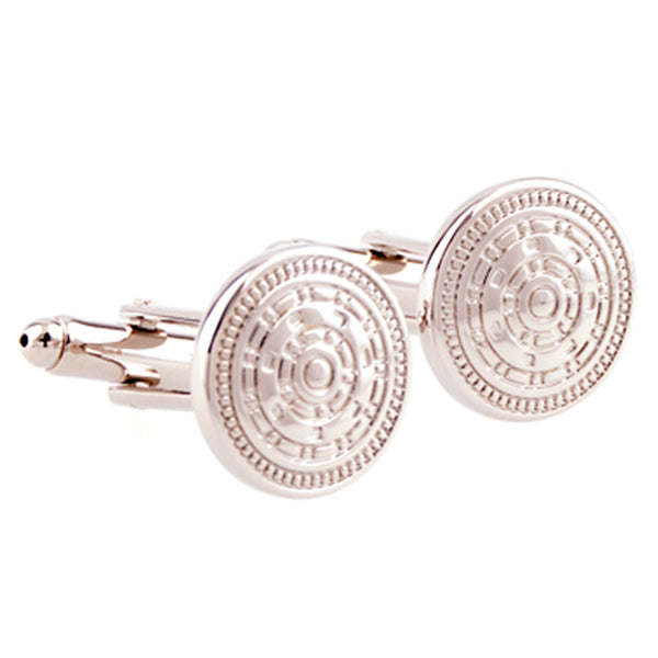 Plain Colour Metal Cufflinks