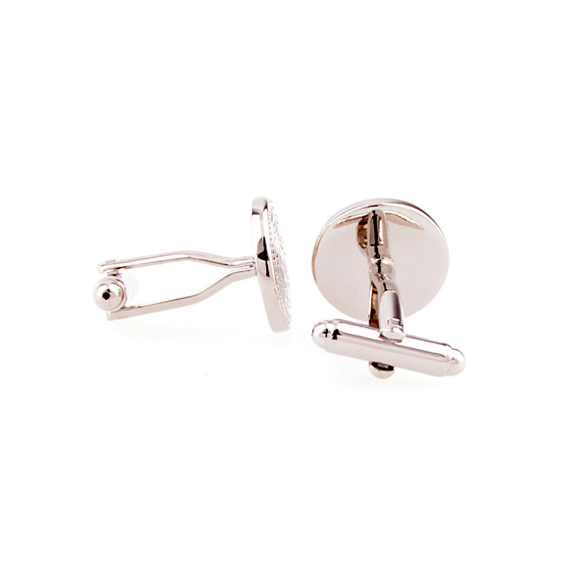 Plain Colour Metal Cufflinks