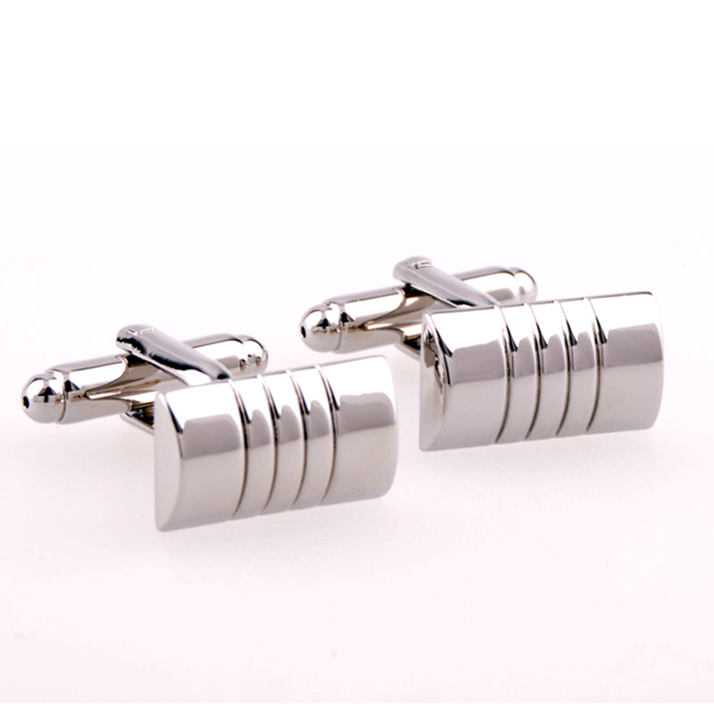 Plain Colour Metal Cufflinks