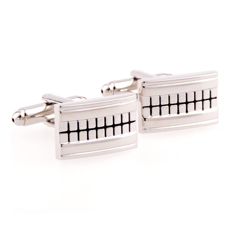 Plain Colour Metal Cufflinks