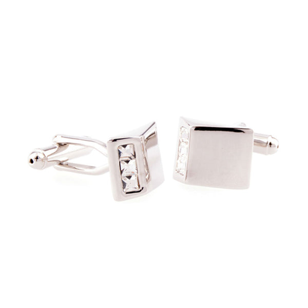 Crystal Zircon Cufflinks