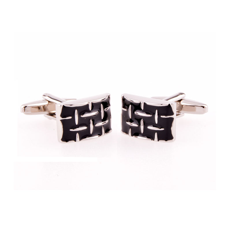 Enamel Dropping Glue Cufflinks