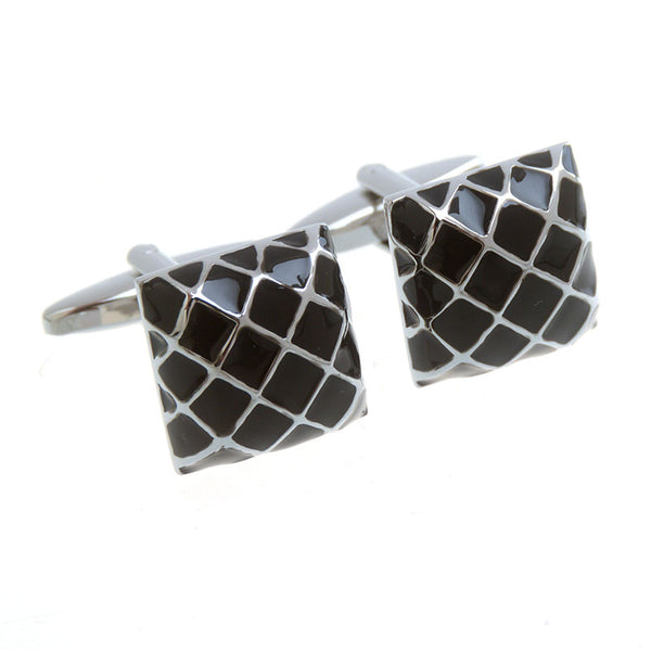 Enamel Dropping Glue Cufflinks