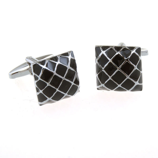 Enamel Dropping Glue Cufflinks