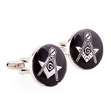 Car Logo Traffic Enamel Dropping Glue Cufflinks