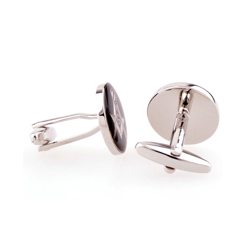 Car Logo Traffic Enamel Dropping Glue Cufflinks