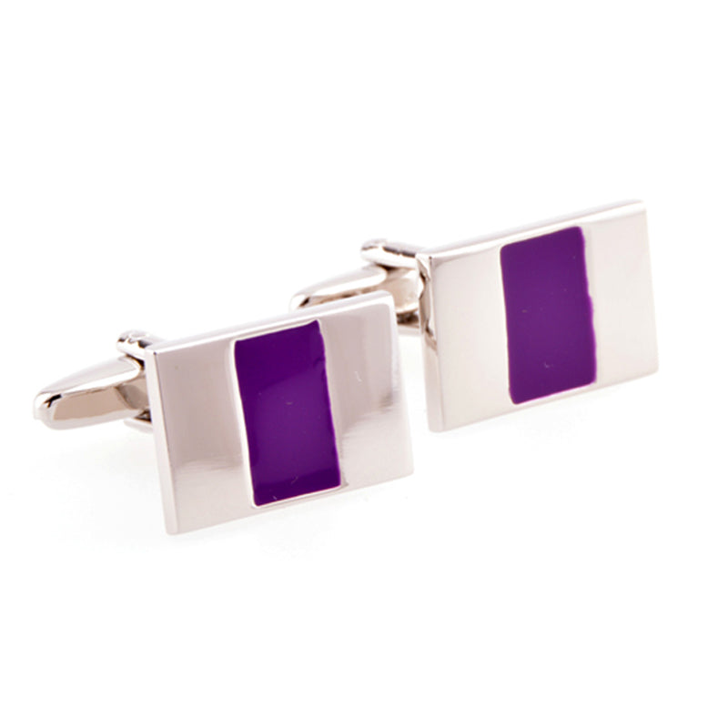 Enamel Dropping Glue Cufflinks