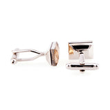 Crystal Zircon Cufflinks