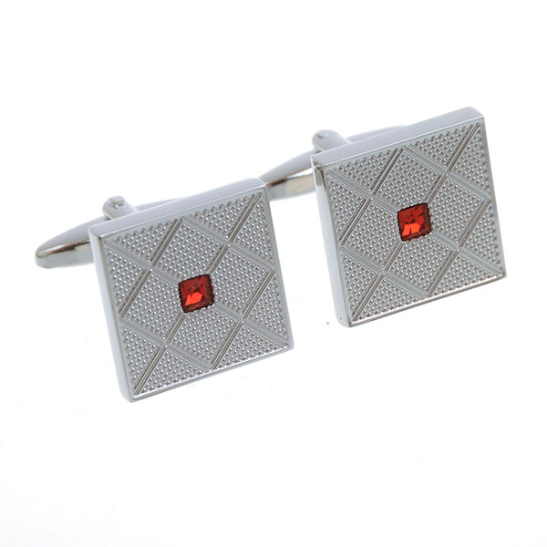 Crystal Zircon Cufflinks