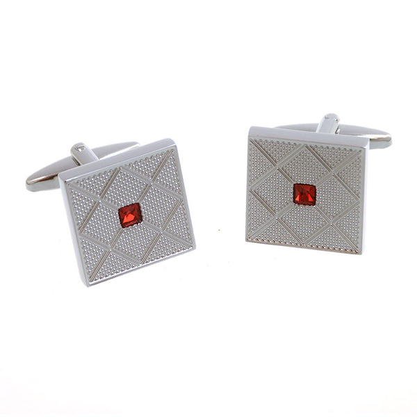 Crystal Zircon Cufflinks