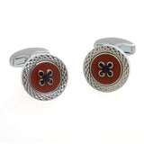 Enamel Dropping Glue Cufflinks