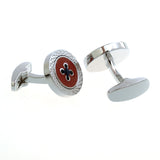 Enamel Dropping Glue Cufflinks