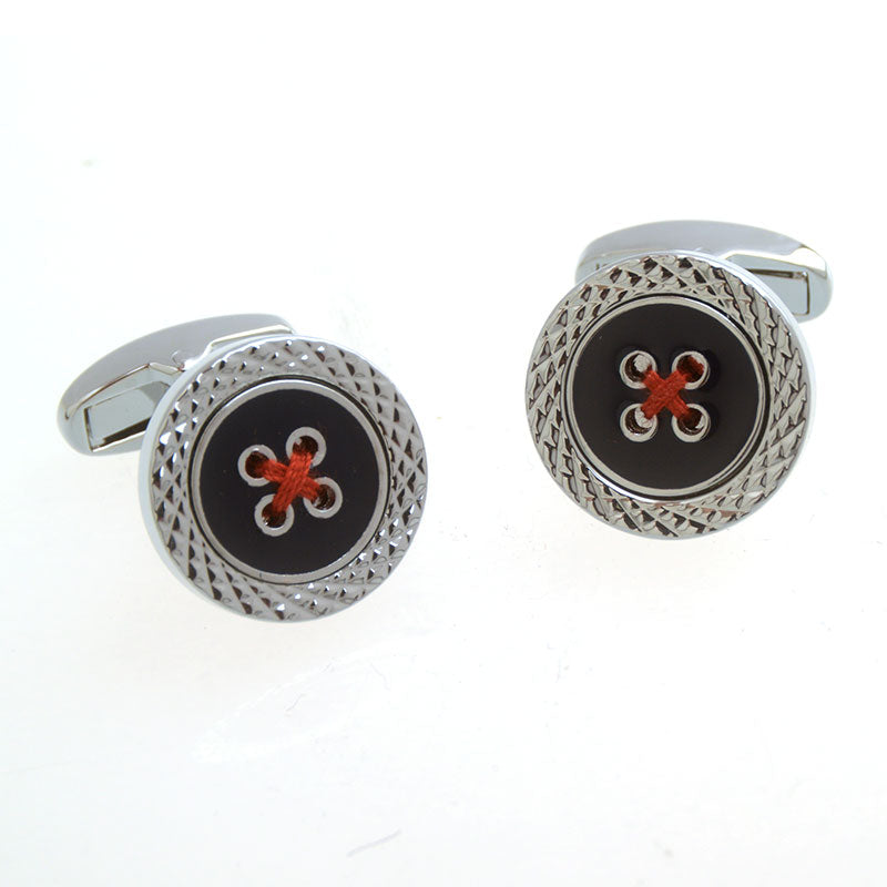 Enamel Dropping Glue Cufflinks