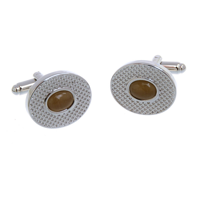 Cateye Glass Cufflinks