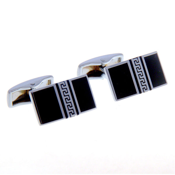 Enamel Dropping Glue Cufflinks