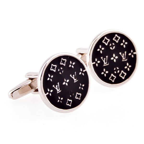 Enamel Dropping Glue Cufflinks