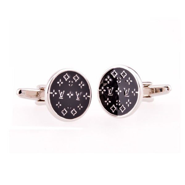 Enamel Dropping Glue Cufflinks