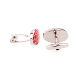 Enamel Dropping Glue Cufflinks