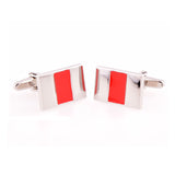 Enamel Dropping Glue Cufflinks