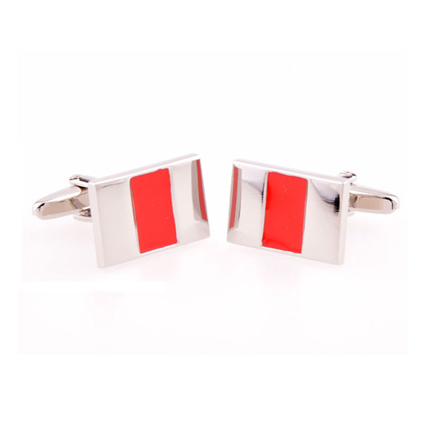 Enamel Dropping Glue Cufflinks