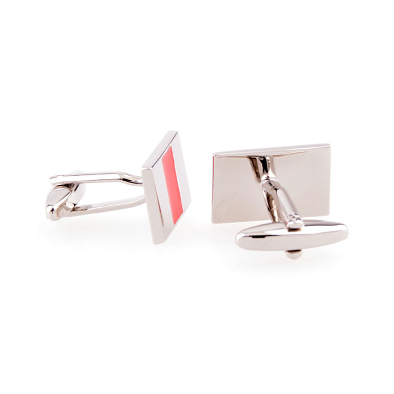 Enamel Dropping Glue Cufflinks