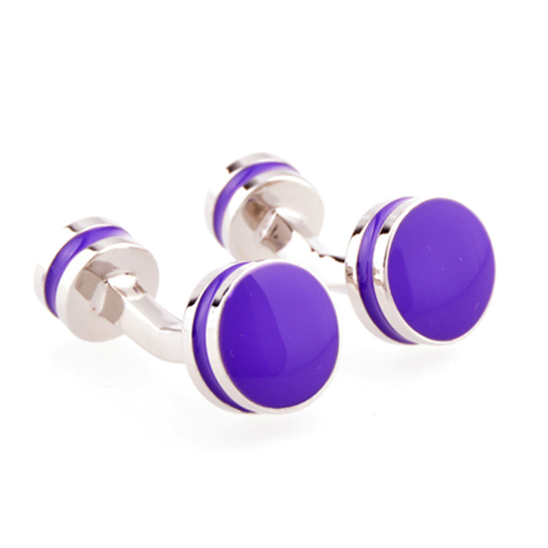 Enamel Dropping Glue Cufflinks