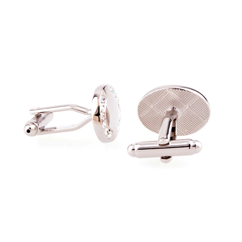 Crystal Zircon Cufflinks