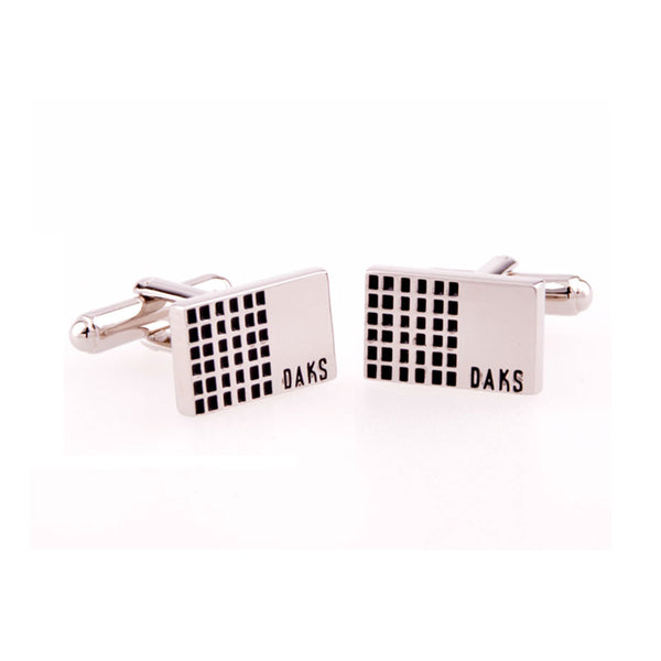 Plain Colour Metal Cufflinks