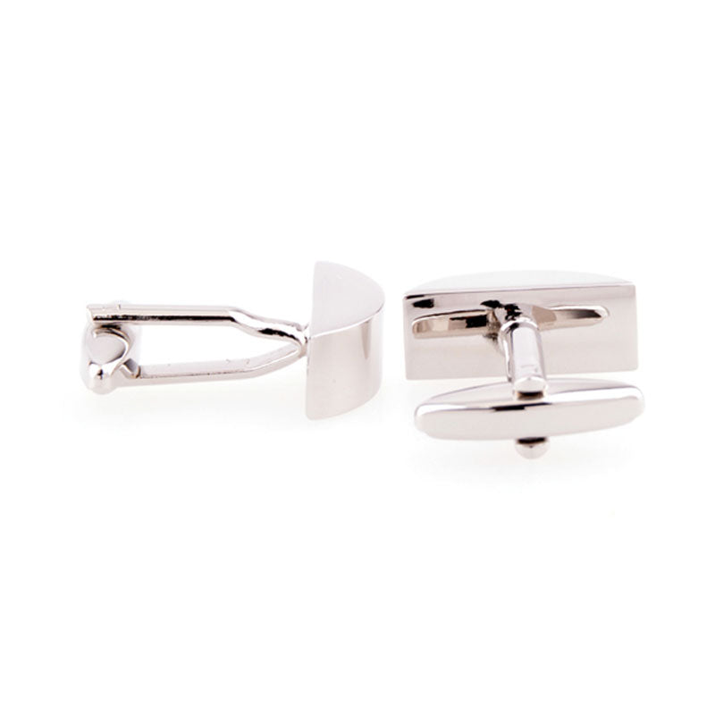 Plain Colour Metal Cufflinks