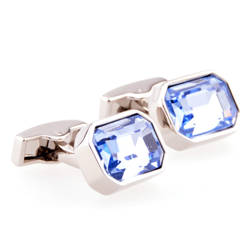 Crystal Zircon Cufflinks