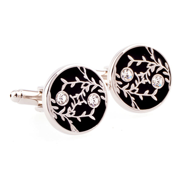 Enamel Dropping Glue Cufflinks