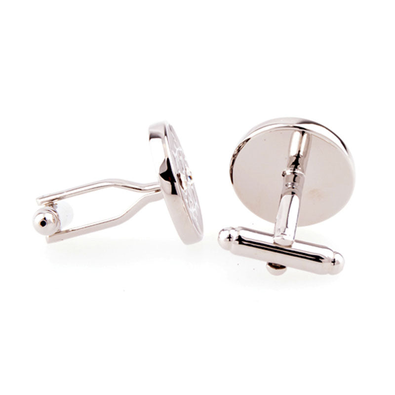 Enamel Dropping Glue Cufflinks