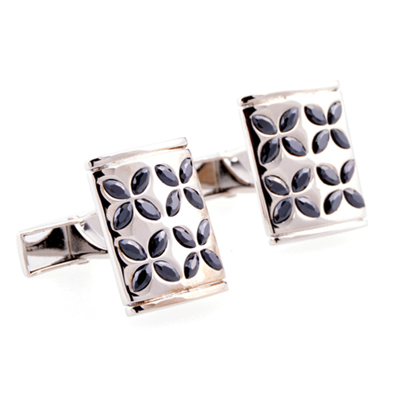 Crystal Zircon Cufflinks