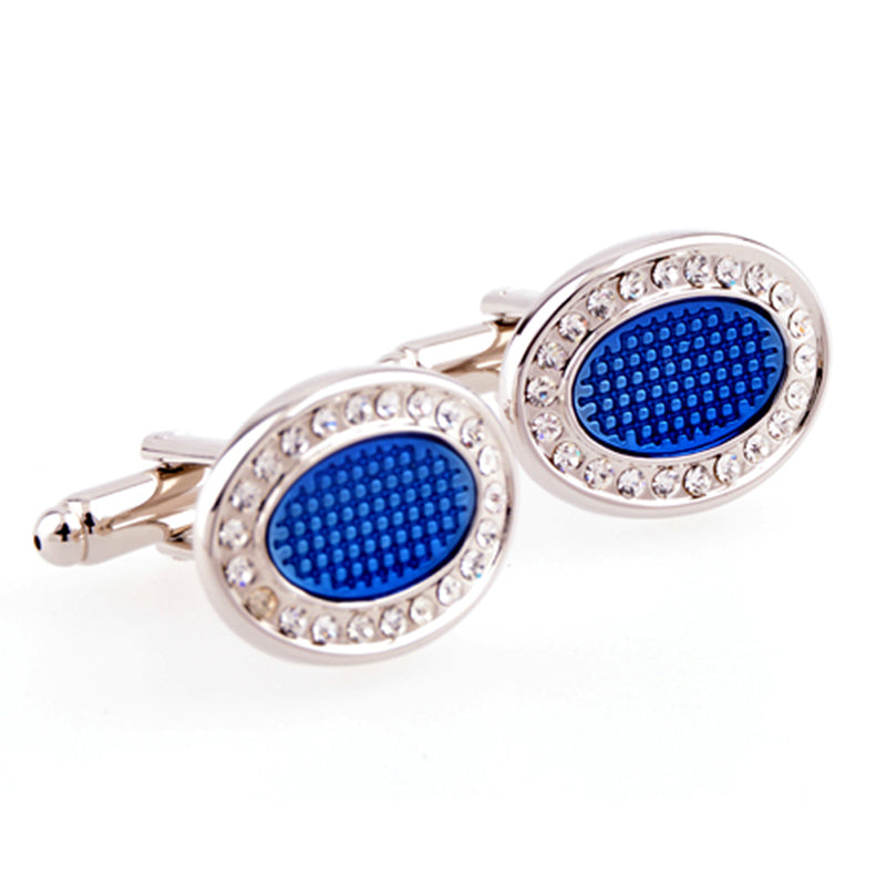 Crystal Zircon Cufflinks