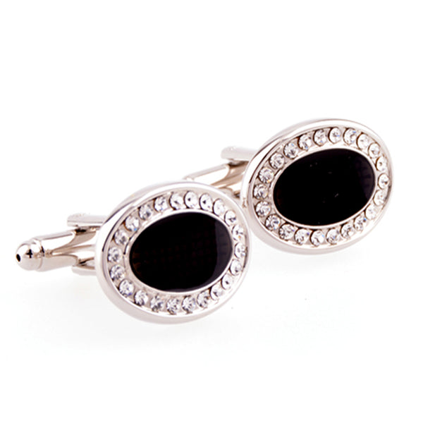 Crystal Zircon Cufflinks