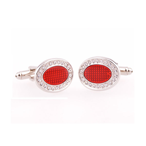 Crystal Zircon Cufflinks