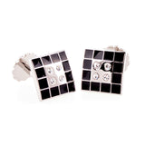 Enamel Dropping Glue Cufflinks