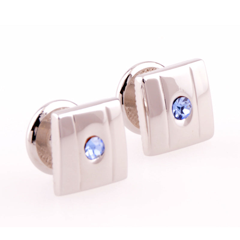 Crystal Zircon Cufflinks