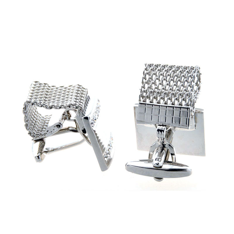 Crystal Zircon Cufflinks