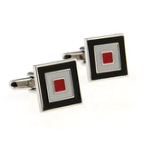 Enamel Dropping Glue Cufflinks