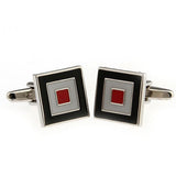 Enamel Dropping Glue Cufflinks