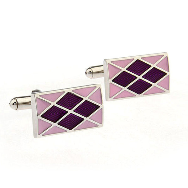 Enamel Dropping Glue Cufflinks