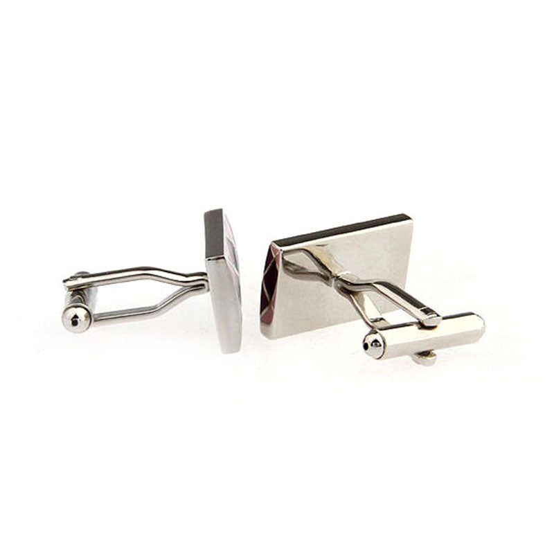 Enamel Dropping Glue Cufflinks