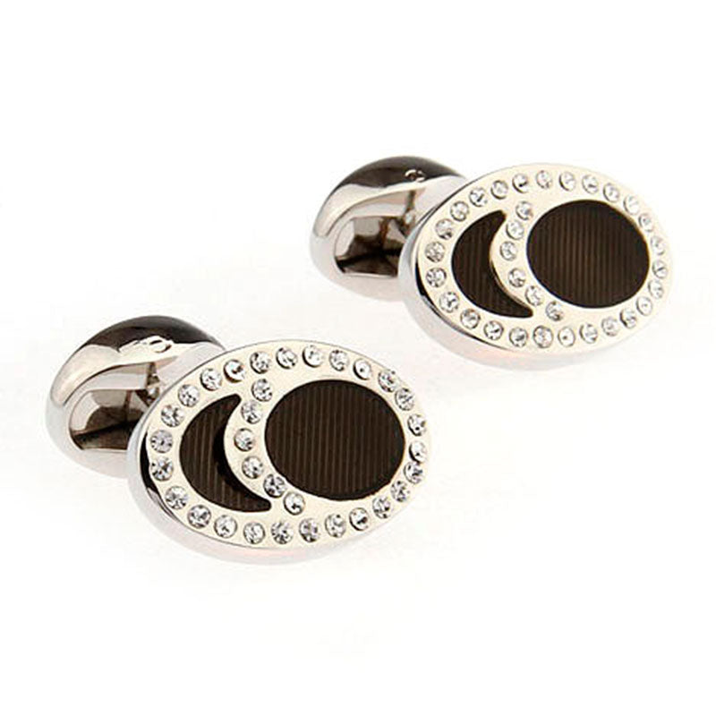 Crystal Zircon Cufflinks